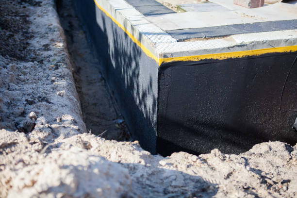 Residential Waterproofing installation at a Andrews, SC home by SJ Waterproofing Pros